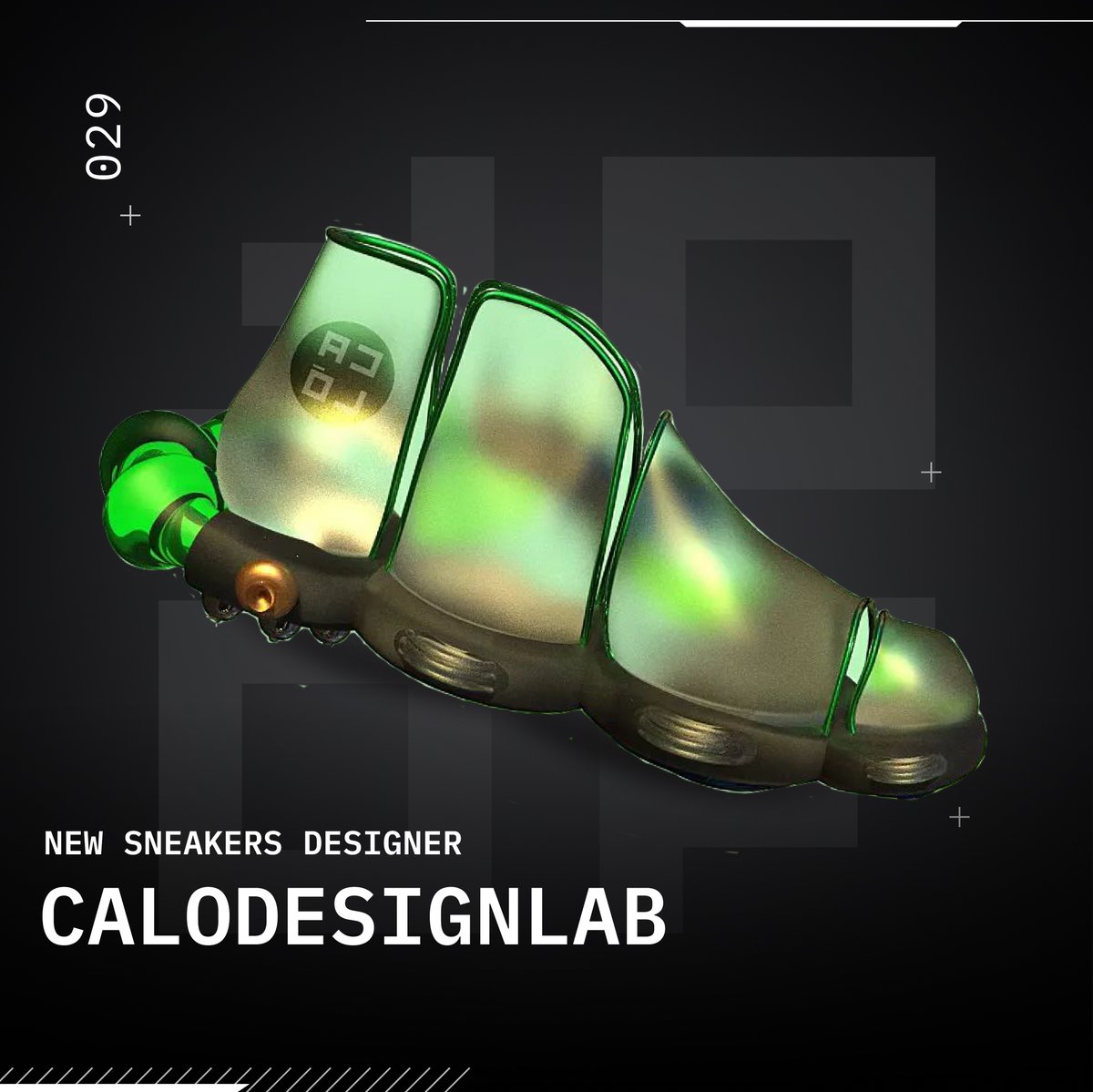 futures_nft's tweet photo. 👟Excited for this future collab! 

👀Calodesignlab is an Italian-American industrial designer. What do you think was their inspiration here? https://t.co/rk0x0OnBYj