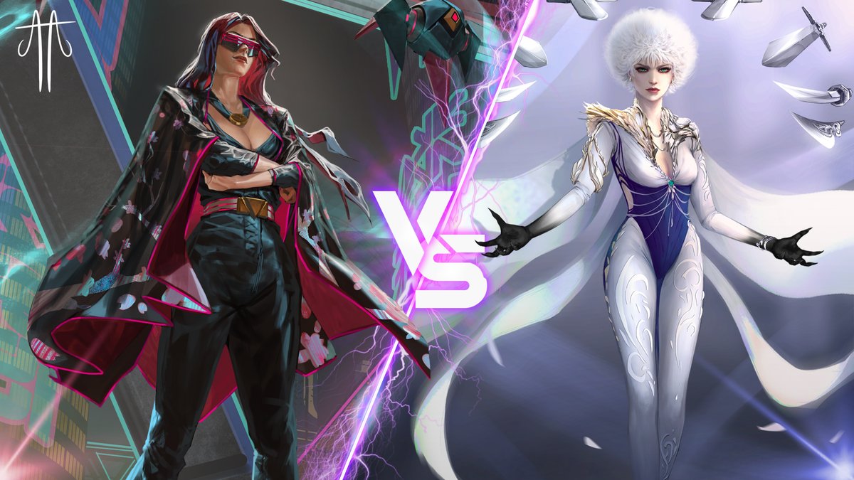 CrossTheAges's tweet photo. Would you rather use technology and combat robots like Anis or your own magical powers like Iris to fight your enemies? 

🤖 Anis
☁️ Iris https://t.co/L4YauUOaY3