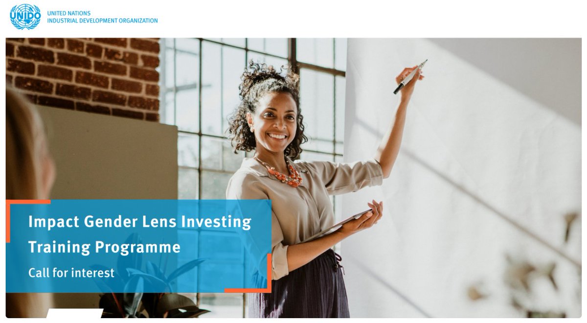 Are you ready to change today’s economy with a Gender Lens Approach?

Investing through a #GenderLens is one of the most impactful opportunities to reach gender equality ⚖️🔎

Sign up for the new #UNIDO “Gender Lens Investing” Training Programme here: bit.ly/37DtpfV
