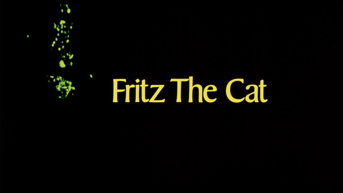 MovieTitles's tweet photo. 🎉Released 50 years ago today 🎉  

FRITZ THE CAT (1972) 
Title design: Perri and Smith 

🎥 1 video 📷 16 stills:
https://t.co/xBk8ujPNSL #TitleSequence

Directed by: Ralph Bakshi  
Starring: Skip Hinnant, Rosetta LeNoire, John McCurry, Judy Engles, Phil Seuling https://t.co/RRGk3Vr8cT