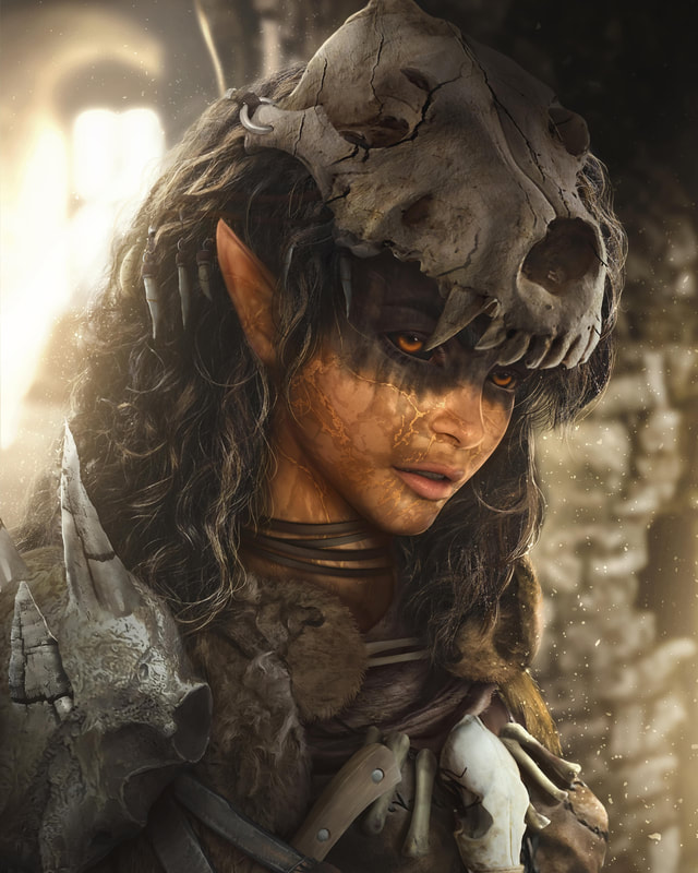 BradMarshVA's tweet image. This is Kit from @SpawnofChaosDnD played by the chaotic @ReneeMurat who's energy and badassery extends beyond their role at the table. Go follow Renee for unhealthy amounts of #tressym art.