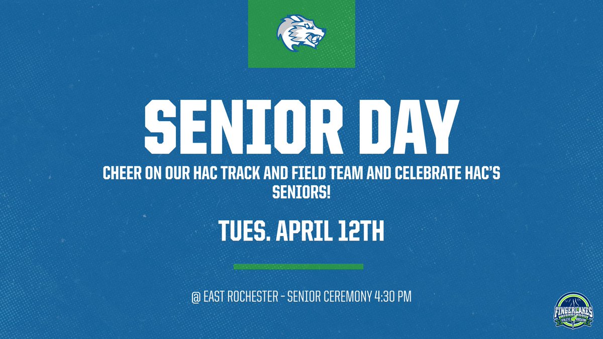 HACAthletics's tweet photo. BIG Day for HAC!
๐ฝ #HACTrackandField celebrates 8 seniors at 4:30PM @ERBomberstrack
โพ๏ธ๐ฅ Mod. & V. #HACbaseball & #HACsoftball all play at 4:30PM @ERBombers
๐พ JV #HACtennis hosts @McQuaidJesuit at @HarleySchool at 4:30PM
๐พ V. #HACtennis travels to @NicholsSchool - 4:30PM https://t.co/RDzw18Hs8m