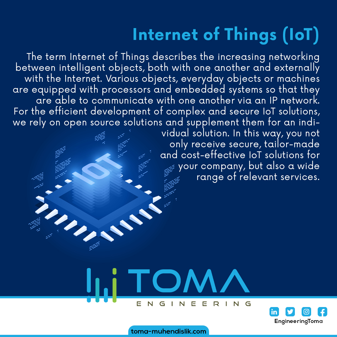 engineeringtoma's tweet image. Internet of Things (IoT)
The term Internet of Things describes the increasing networking between intelligent objects, both with one another and externally with the Internet. 
.
.
.
#Engineeringtoma #Test #EmbededSystems #Embeded #Systems #App #Development #Internet