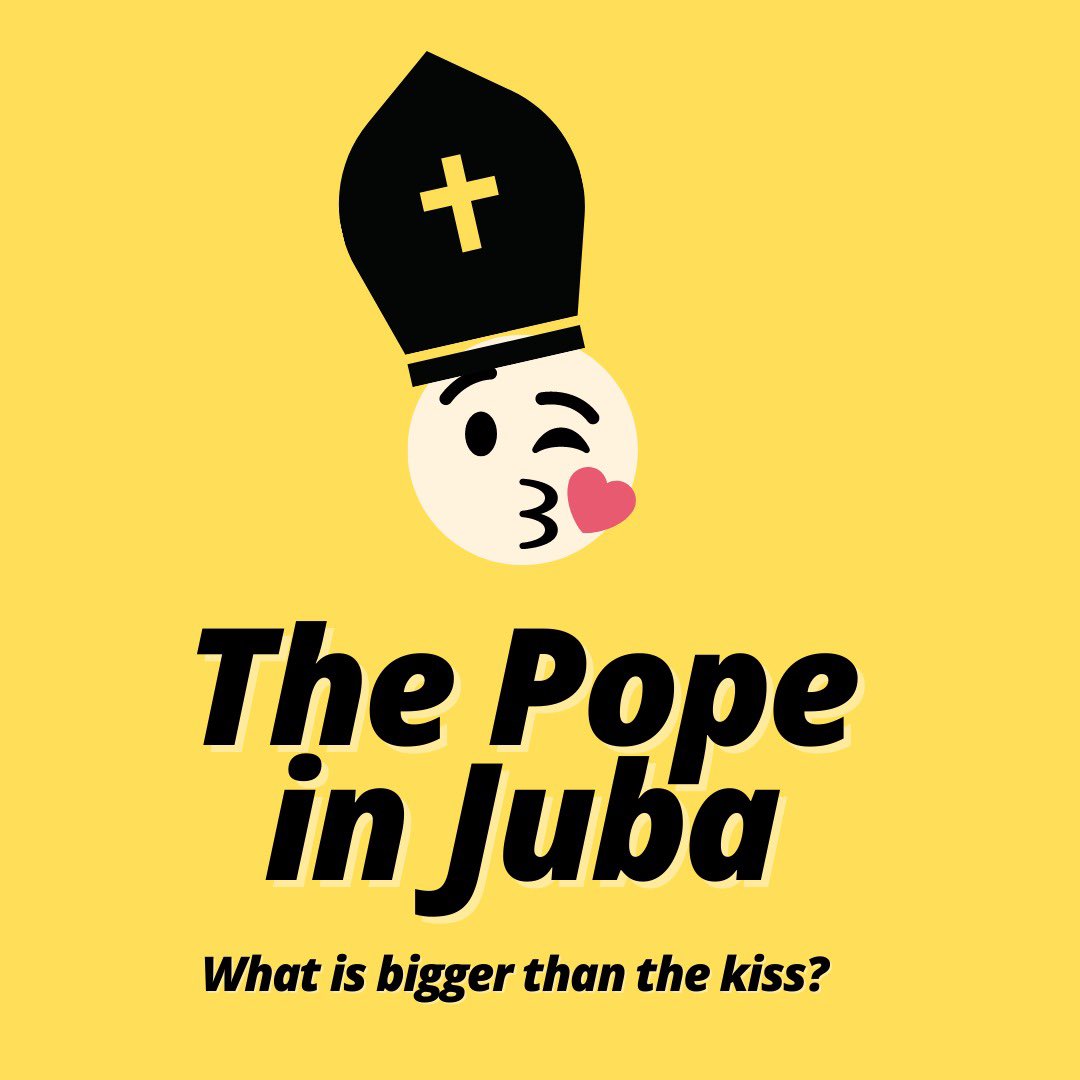 3 years ago today Pope Francis humbled himself by kissing the feet of the leaders of #SouthSudan in hopes of bringing peace. There is now hype for his upcoming visit to #Juba in July. So how will this visit address the critical issues that the country continues to face? #SSOT