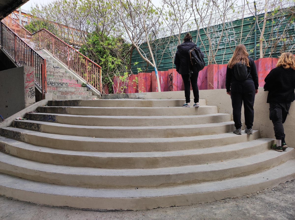 euromedhabitant's tweet photo. 🏗️ La traverse du #Bachas retrouve des couleurs (et un trottoir). #Euromed2 https://t.co/h88MBurWZf