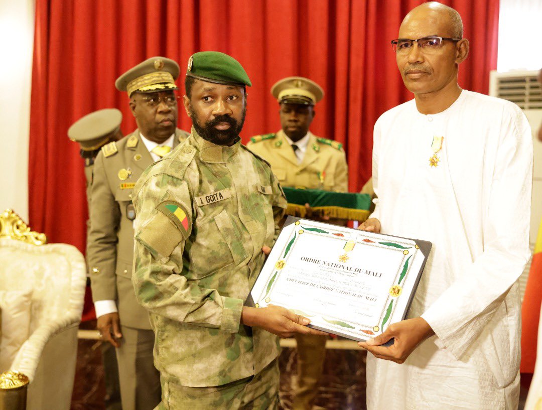 Le Président de la Transition, SE le Colonel Assimi GOÏTA, Chef de l’État, a présidé l’ouverture de la 12e session du Conseil Supérieur de l’Agriculture (CSA), mardi 12 avril 2022, dans la salle des Banquets de Koulouba.