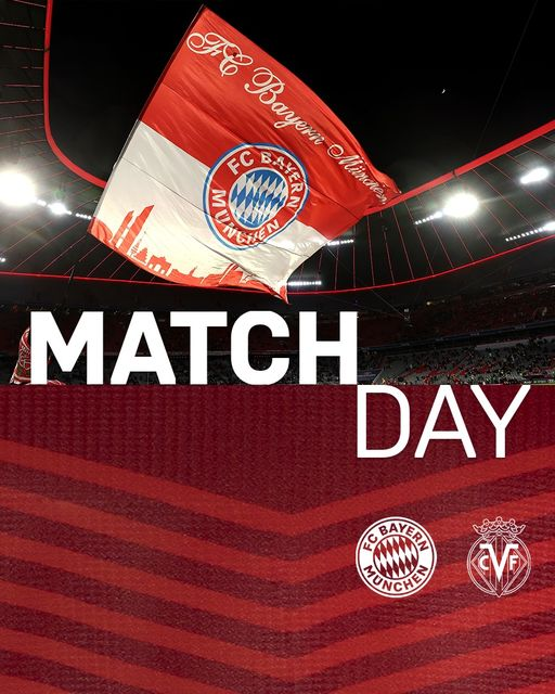 FC Bayern vs. Villarreal

3 Hours left!  |  Faltan 3 horas!

#FCBVCF #UCL #packmas #MiaSanMia 🔴⚪️