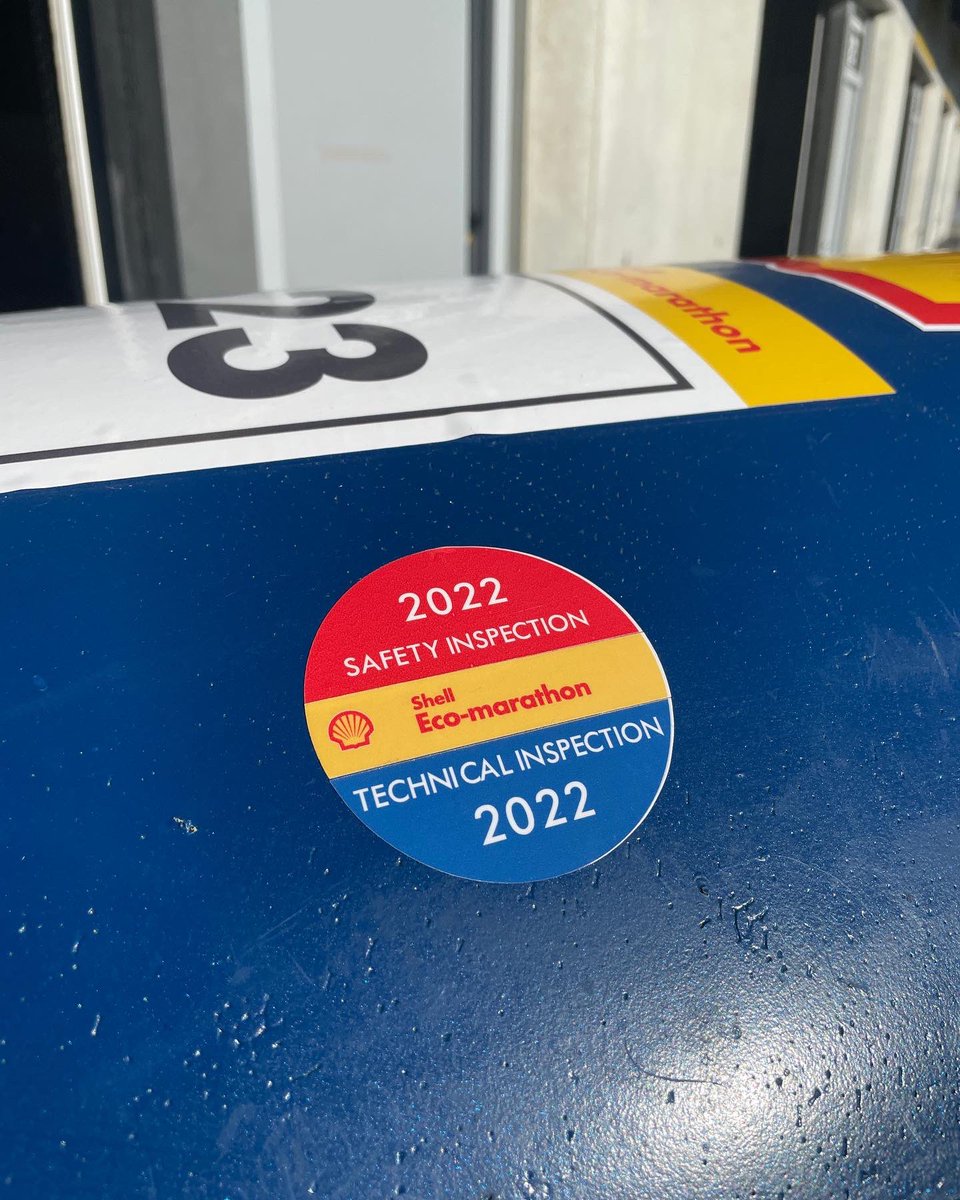 Busy day yesterday at the #shellecomarathon. This morning our team finished up the last 2 tests and passed technical inspection! We are excited to start running the car on the track this morning. We will keep you all updated, and check out our instagram story for live updates!