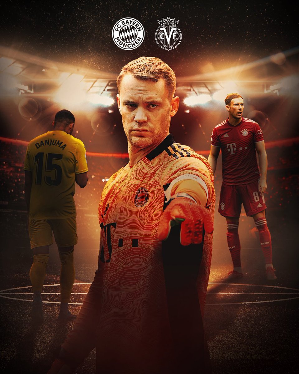 FC Bayern vs. Villarreal

2 Hours left!  |  Faltan 2 horas!

#FCBVCF #UCL #packmas #MiaSanMia 🔴⚪️