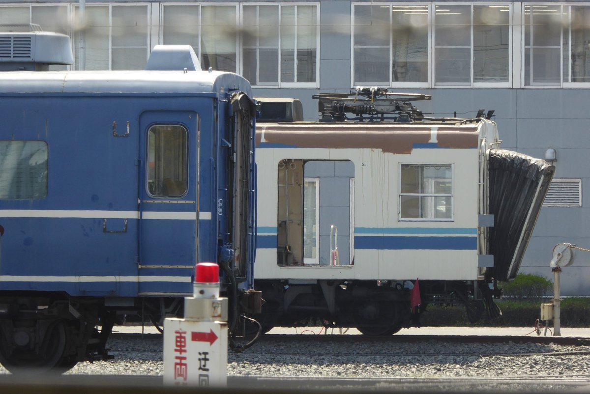 Rail_Channel's tweet photo. 2022.4.12の #南栗橋車両管区 工場側

#11660F 入場
他に見えたものは #81117F 82117号車(手前はオハ14-504) と #204F 204-3号車

#10030型 #14系 #8000系 ＃野田線 ＃アーバンパークライン #200型 #りょうもう https://t.co/Gk1UTmMFOV