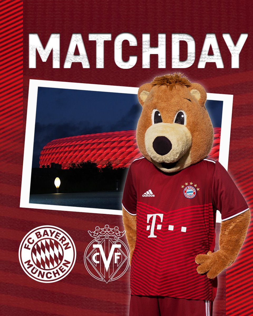 FC Bayern vs. Villarreal

1 Hour left!  |  Falta 1 hora!

#FCBVCF #UCL #packmas #MiaSanMia 🔴⚪️