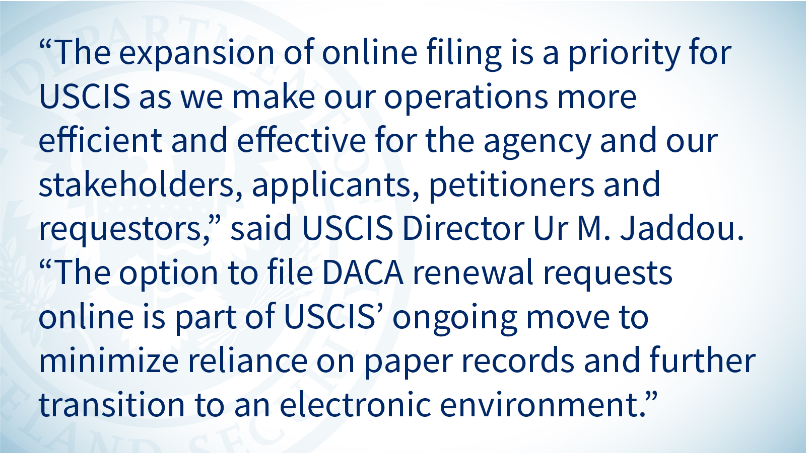 USCIS on Twitter: "Online filing is now available for individuals who  previously received deferred action under DACA. Individuals filing Form  I-821D must also file Form I-765, Application for Employment Authorization,  and the