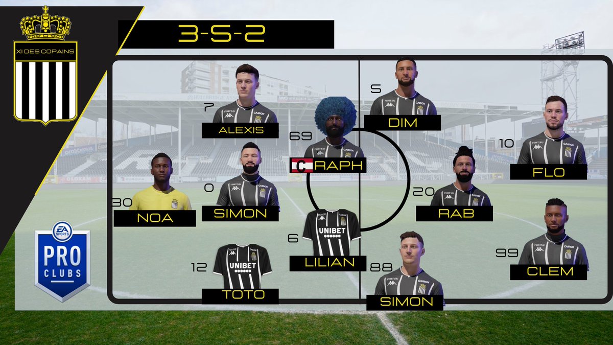 Notre 11 du soir ! Force à vous les gars 🔥💪