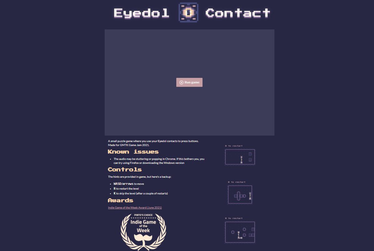 It has been far too long. Indie Game Of The Week will be back with a new showcase coming soon!

[Whenever we lose momentum with writing about amazing new projects, looking at past ones always helps motivate us!]
#gamedev #indiedev #indiegame #IndieGameDev