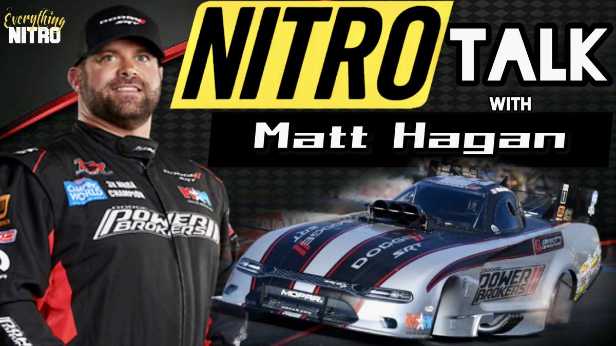 Check out this weeks episode of “NITRO Talk” with 3-Time Funny Car Champion Matt Hagan as we chat about his NHRA Career, His battle with COVID 19, &amp; much more! Check it out! Hit the link below! 👇🏼 👇🏼 

#EverythingNITRO 

youtu.be/uItGzL-eukc