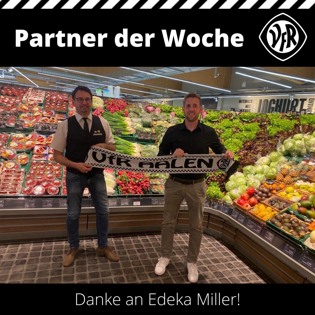 VfRAalen1921's tweet photo. Der VfR stellt seine Partner vor! 🖤🤍

Heute präsentieren wir Edeka Miller, Mitglied in unserem 1921 Business Club.

Überzeugen Sie sich selbst und besuchen Sie den Edeka Miller https://t.co/b1HWjZgJ7X

#PartnerderWoche #Danke #EdekaMiller #VfRAalen #VfR #Aalen #schwarzweisswir https://t.co/zqqMg9cRXN