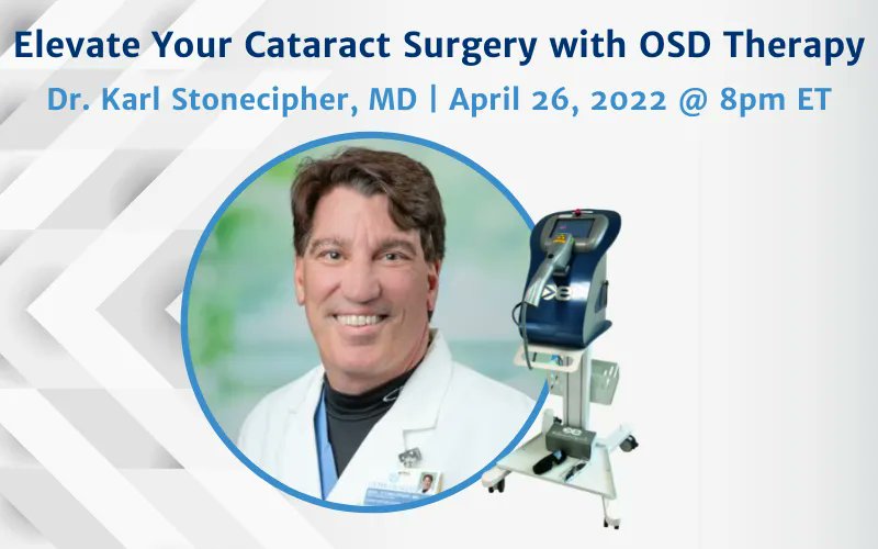 INNOVAmed's tweet photo. Join @DrStonecipher as he reviews ways to optimize pre-op measurements, lens selection, and post-op satisfaction with effective dry eye treatments. Register Today: https://t.co/6yQwjZS1qN https://t.co/5sgm7ZYPyg