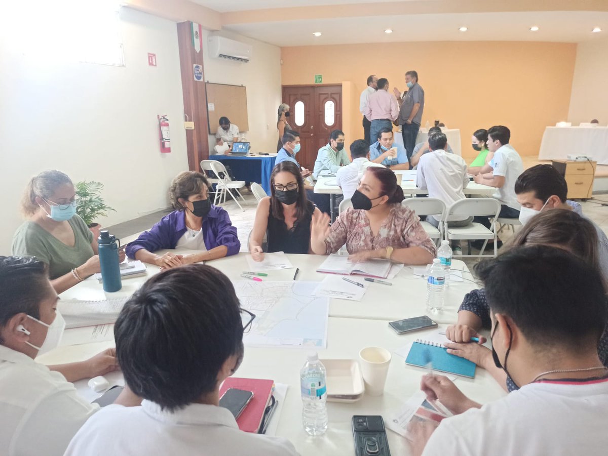 cuqroo's tweet photo. El lunes 4 de abril de 2022, se celebró el tercer taller ciudadano para la elaboración del Programa Municipal de Ordenamiento Territorial, Ecológico y Desarrollo Urbano de Benito Juárez, Quintana Roo.
#ordenamiento #territorio #desarrollosostenible https://t.co/2BC9k1b0U9
