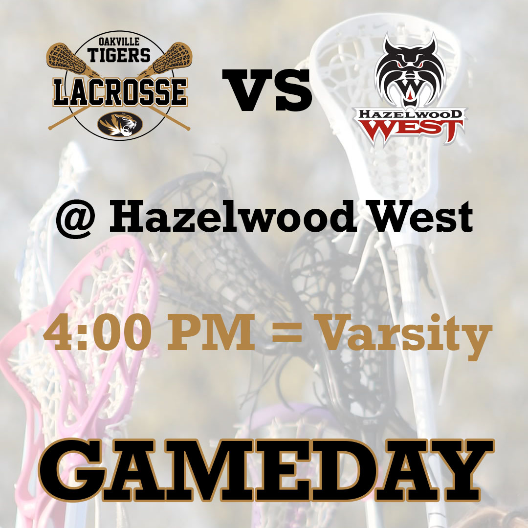 The varsity squad is traveling to Hazelwood West High School this afternoon to take on the Wildcats.  Game time is 4:00 PM.  #ohslax #stllax