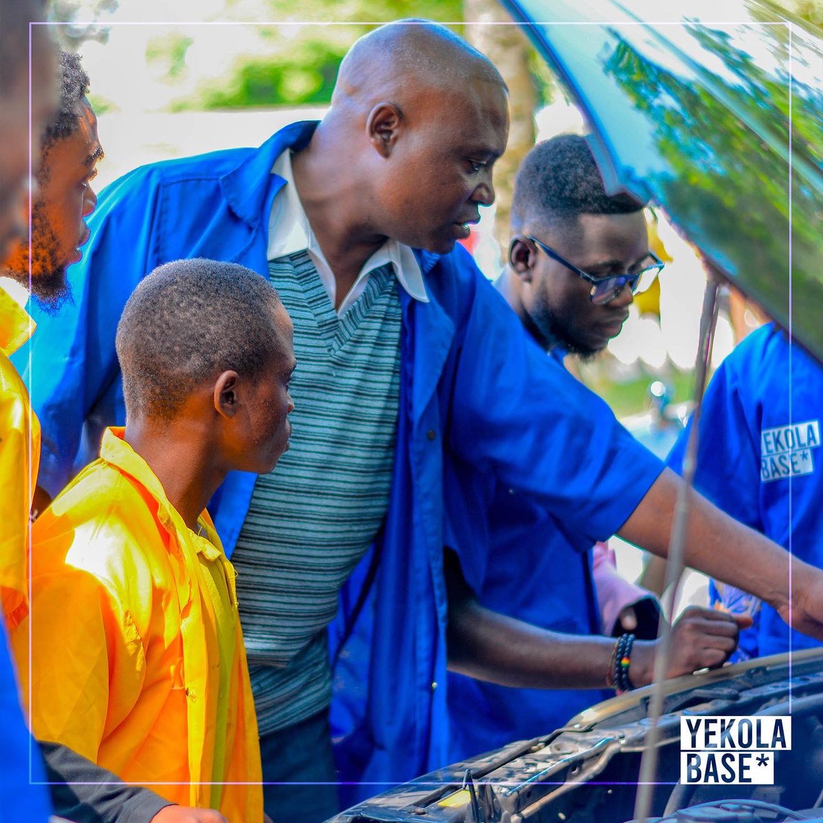 InitiativesRDC's tweet photo. Nous approchons à grand pas de la fin de la première promotion de #YekolaBase ! 

Voici quelques images 📸 de nos apprenants lors la troisième et dernière phase : Formation professionnelle. https://t.co/hjSXlAPfPG