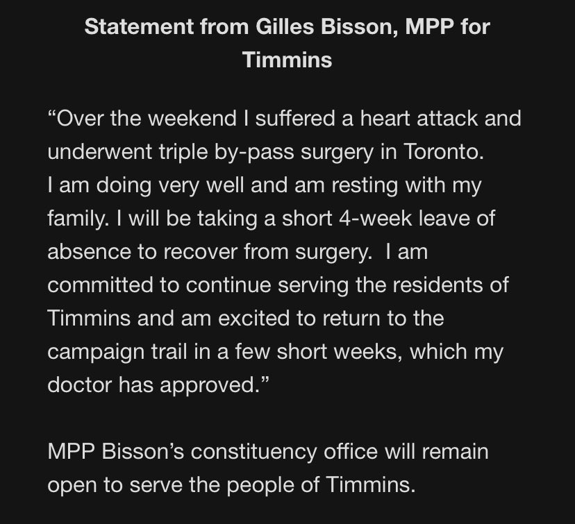 Gilles Bisson tweet media