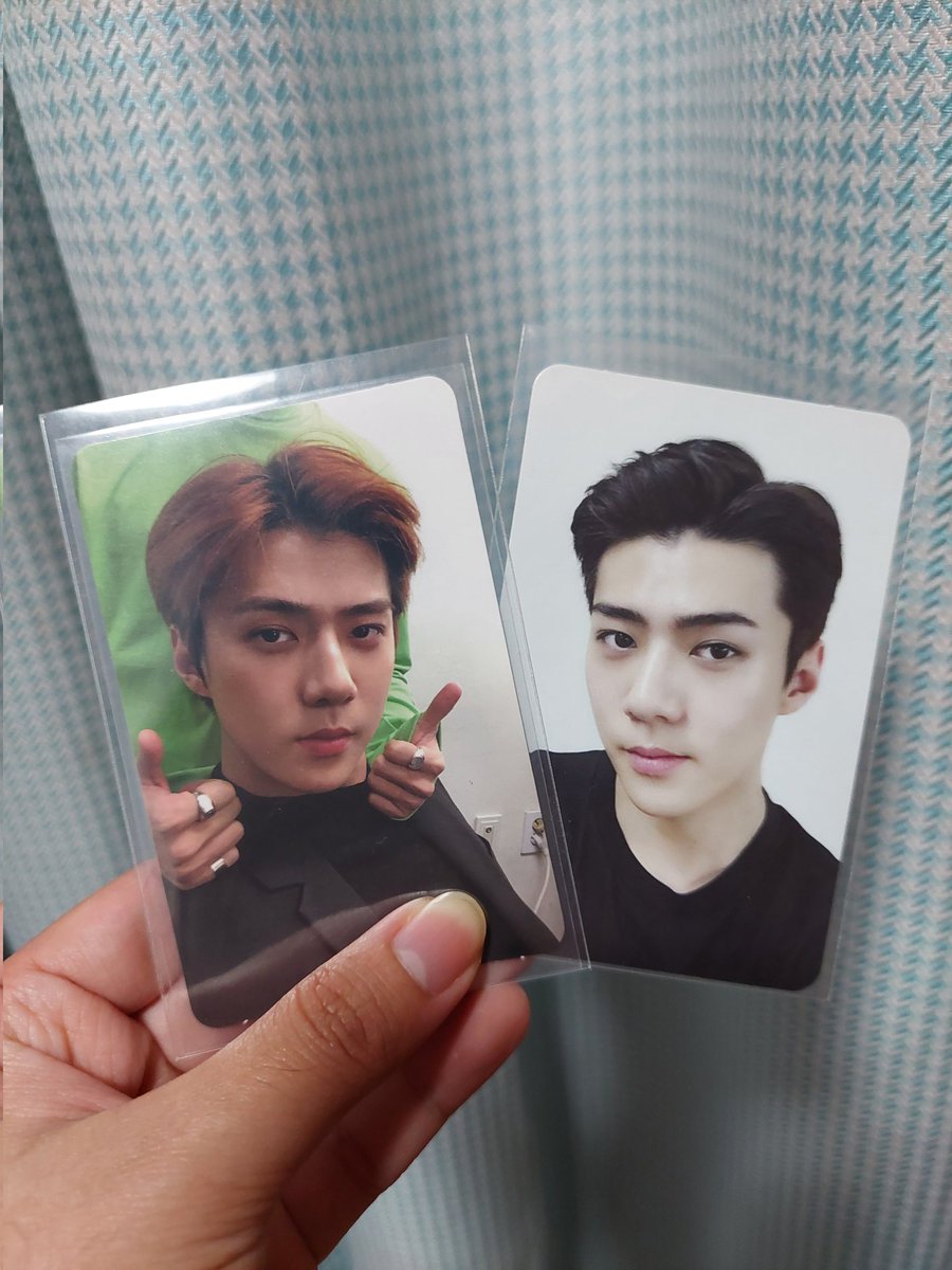 bunnuozen's tweet photo. Sorry i only got to post about it today, i just came back from out of town 😅 At least still in time for sehun's birthday. Thank you so much @junmyeoncart 💞💞 https://t.co/jW2iBFJ9UG