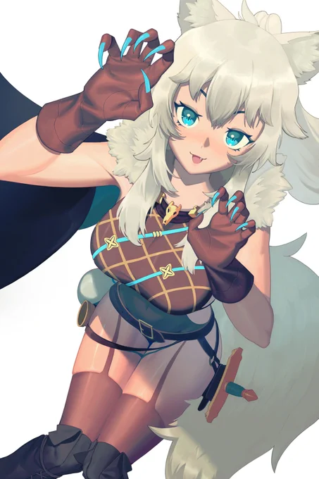 #PortfolioDay 
Hi, I'm Karassawa, your everyday vtuber artist 