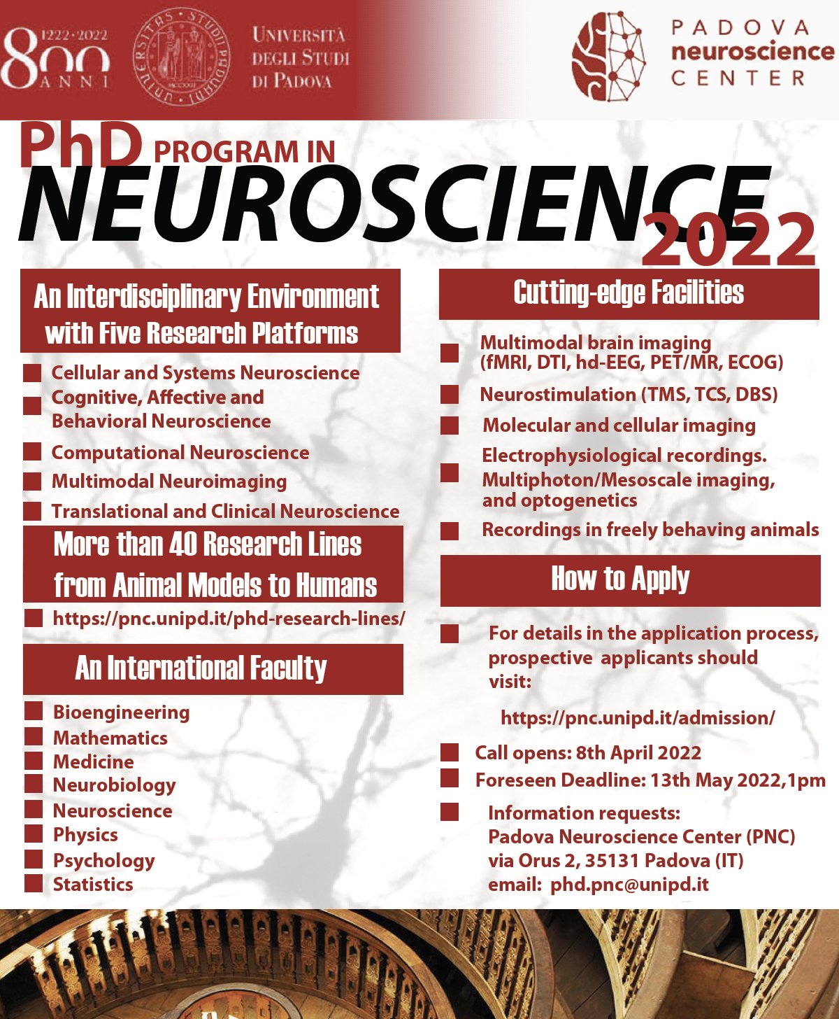 Antonino Vallesi on X: &ldquo;👇8 fully funded PhD fellowships in 
