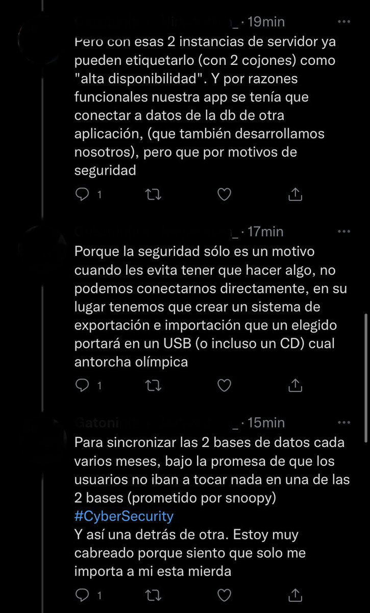 JaimeObregon's tweet photo. Ministros, secretarios de Estado, directores generales:

🎉 ¡La e-Administración desde el ángulo que habitualmente no se ve! El de quienes desarrollan los servicios públicos digitales que luego todos los ciudadanos padecemos.

El modelo de desarrollo está 𝗿𝗼𝘁𝗼 de raíz. https://t.co/7aFr0c1olI