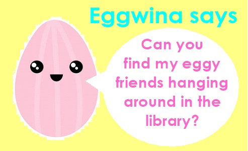 WallingfordLib's tweet photo. We're going on an egg hunt... all through the holidays at Wallingford Library https://t.co/jGFm1N5krZ