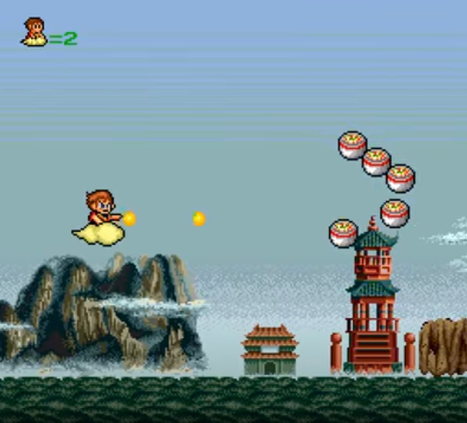 JocsRetro's tweet photo. Gokuraku! Chuka Taisen (PC Engine) feia aparició tal dia com avui de 1992. Basat en la llegenda del Rei Mico, és un videojoc shoot 'em up de desplaçament horitzontal en què, muntats damunt d'un núvol, haurem de defensar-nos d'esperits i monstres diversos. #Efemèride #CloudMaster https://t.co/DjhdUQFatR