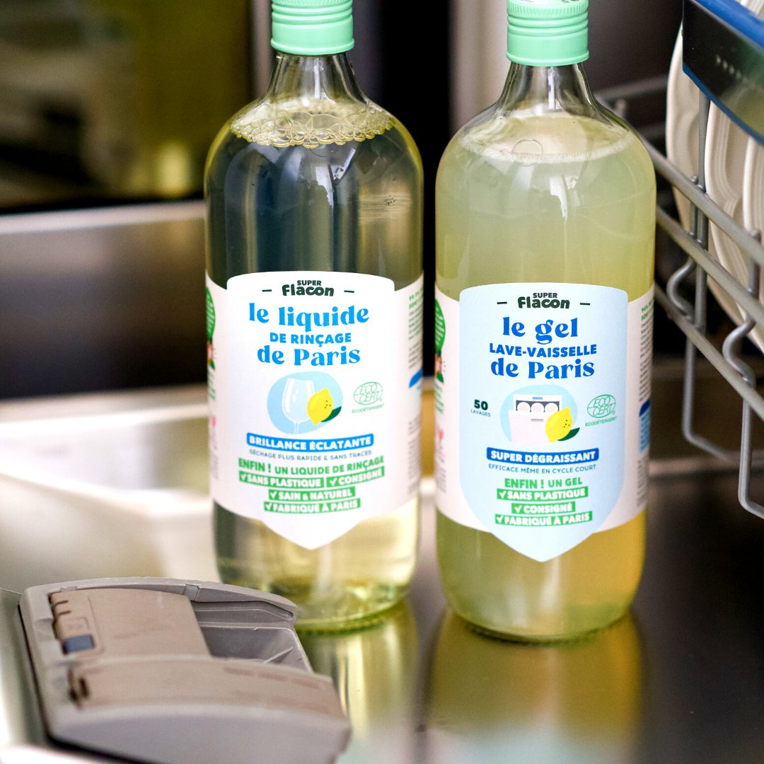 NOUVEAU: les produits pour votre lave-vaisselle 🥳
Un gel lave-vaisselle qui remplace les tablettes et un liquide de rinçage qui remplace les bidons en plastique. et c'est fabriqué à Paris. 🌸 🦋
lalessivedeparis.fr/pack-lave-vais…