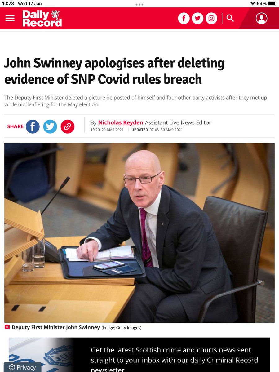 scrumpygirl01's tweet photo. @olafdoesstuff Oh dear, your Deputy Leader also broke Covid laws and then deleted the evidence, yet I don't remember you asking for his resignation Olaf, I'm sure you will now you've been reminded of it, yes? https://t.co/MbeZ6kpQQ0
