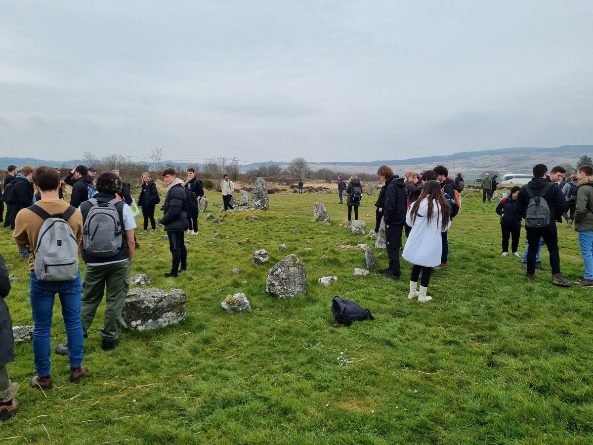 NTU physics field trip day 2, the Beaghmore standing stones. #NTUdarkskies22 <a href="/NTUSciTech/">NTUScienceTechnology</a>
