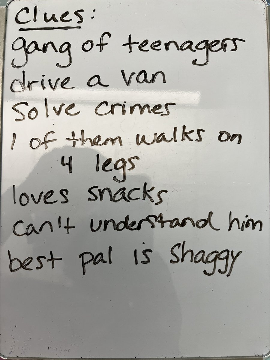 NcohenCohen's tweet photo. @nwhuskies working on #makinginferences wirh @UniversityGames #30SecondMysteries The importance of always adding visual supports for success! #112leads https://t.co/iS9gzohtXC