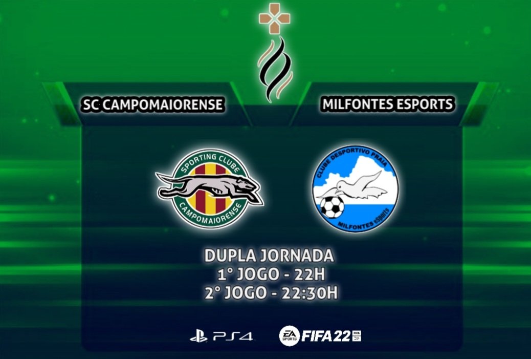 Hoje começa a nossa caminhada na 1°Divisão da liga All Out Gaming.
Dupla jornada- 22h - 22:30h
🆚️ Milfontes eSports 
🏆-All Out Gaming 
#SomosGalgos
#ProClubs
#FIFA22