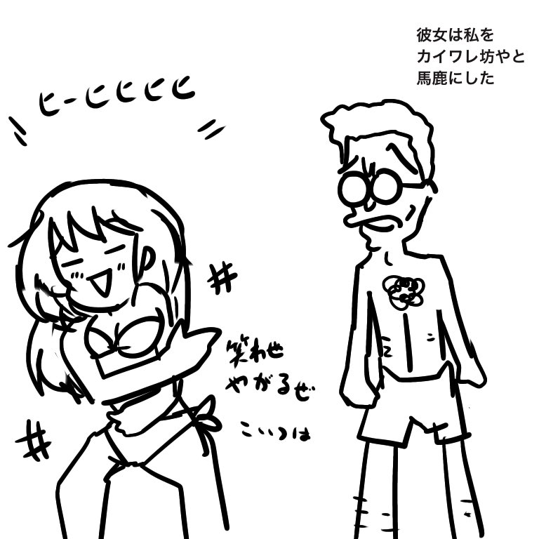 漫画の描き方とか男の描き方とか忘れてしまったのでちょっと練習。 