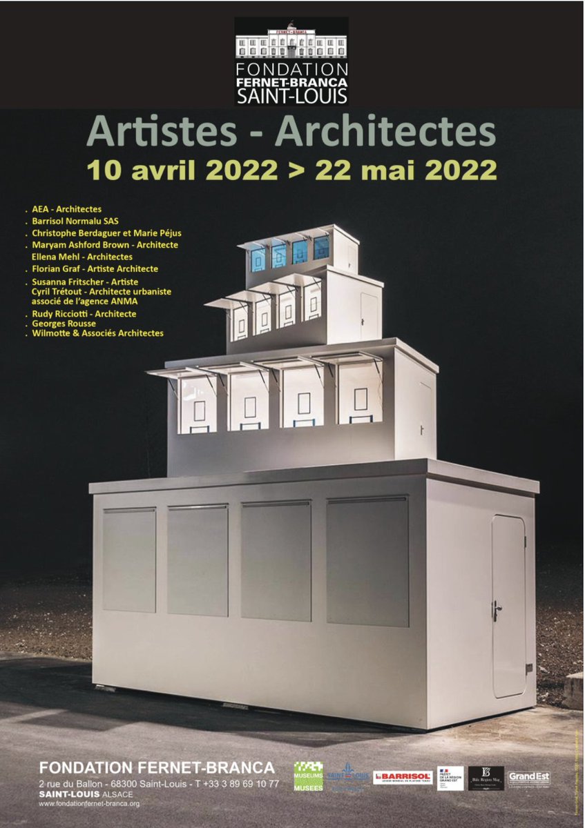 BARRISOL_En's tweet photo. Until 22 May at the Fernet-Branca Foundation - "Artists-Architects" exhibition with Barrisol
Find all the information on the FERNET-BRANCA FOUNDATION website: 
https://t.co/yiDfRrbCrP
https://t.co/3gHUov8WrC
#barrisolsolution #fondationfernetbranca https://t.co/QnQZdVypAX