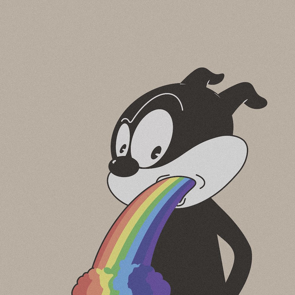 UnusualsNFT's tweet photo. gm ⛅️

think this unusual ate something weird 🌈

#nft https://t.co/wcVNs9hIQW