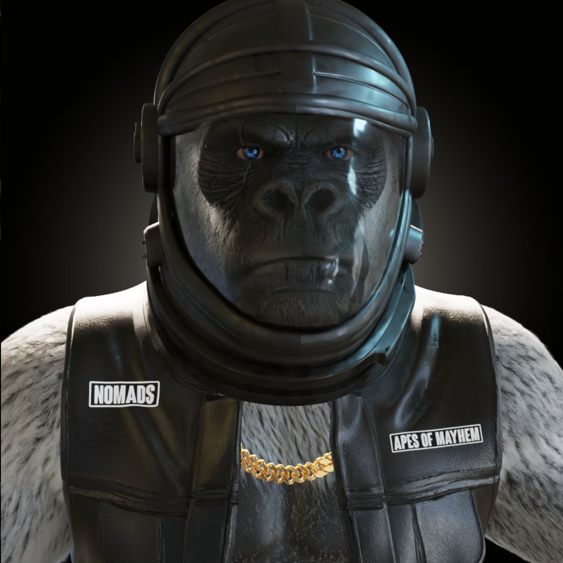 Outlaw_ApesClub's tweet photo. This Outlaw Ape is eager to get on the moon!

#nft #nftart #nfts #nfts #nftcollector #cryptoart #digitalart #art https://t.co/UDk46cXSmD