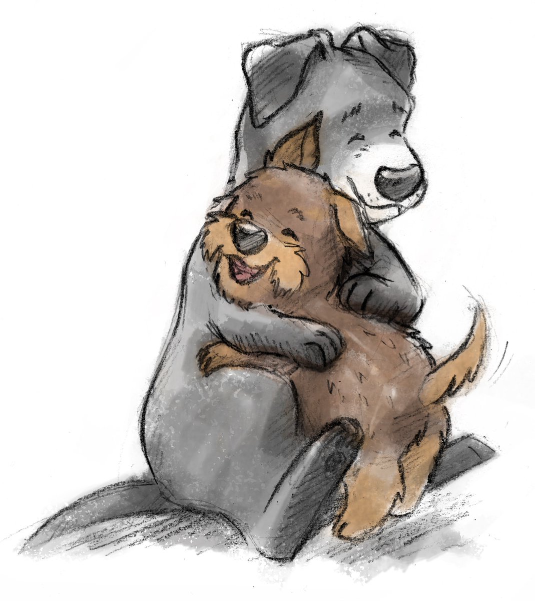 BobbyandMorph's tweet photo. We have completely and utterly fallen in love with #PortfolioDay 🥰 - we'd love to see how the artists of Twitter would draw Bobby &amp; Morph! 

Ps. Our work is done by the lovely @Bryony_James https://t.co/fVFAIADcAo