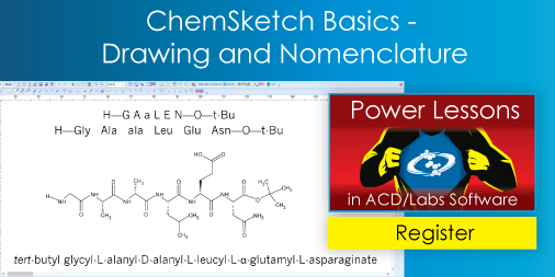 ACDLabs's tweet photo. Whether you’re familiar with ChemSketch or not, don’t miss the next #PowerLesson where we cover the basics: https://t.co/OLZo9H90iP https://t.co/QCAWw81e17