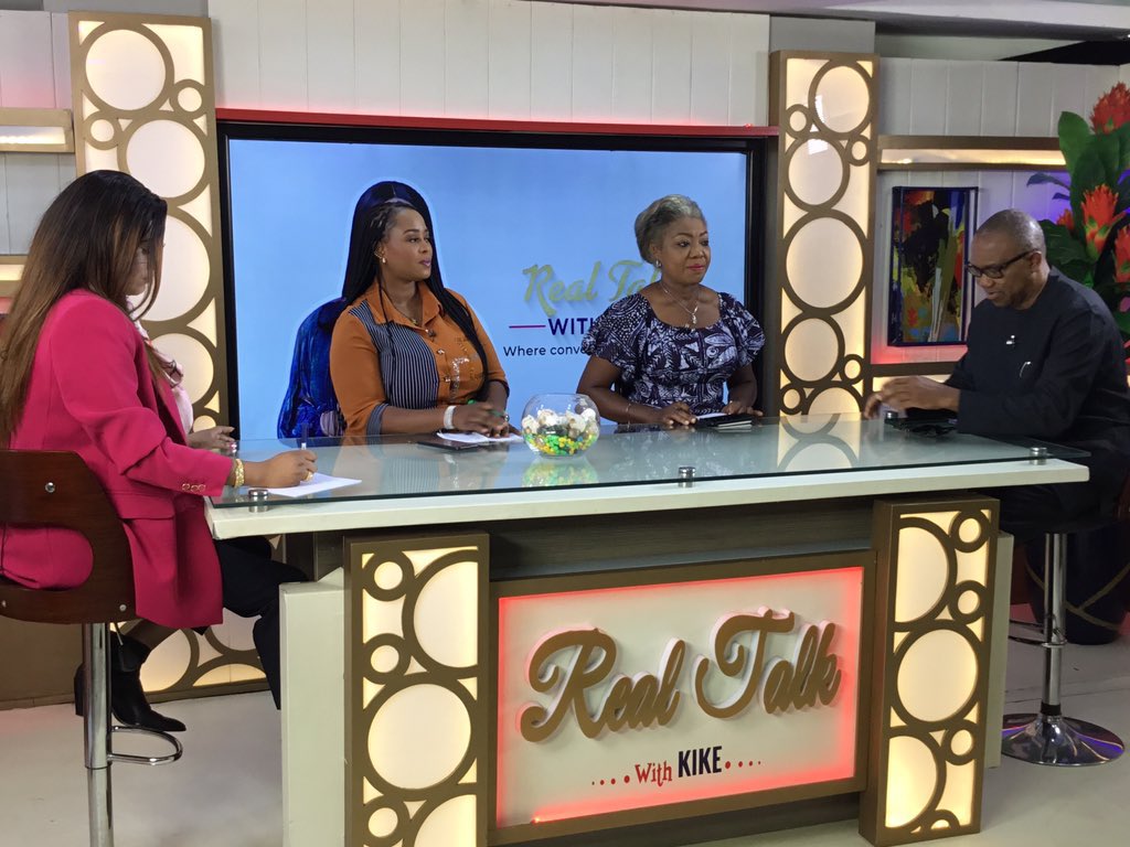 auntyoma_'s tweet photo. Peter Obi is live on Silverbird with Kike on Real Talk, we #FollowtheVision π https://t.co/9uF7jtlpLc