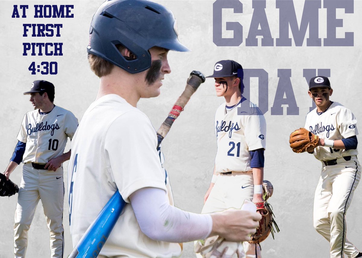 GWDBaseball's tweet photo. Boys are back in town! 

📍 - 🏠
⏱ - First pitch 4:30
📺 - Greenwood Sports Center
📡 - Gamechanger Live

Guys have a big confrence matchup against Siloam tonight. 

Come out and support!

#ForLuke
@tim_radio @smittydp https://t.co/qj2HfOITN3