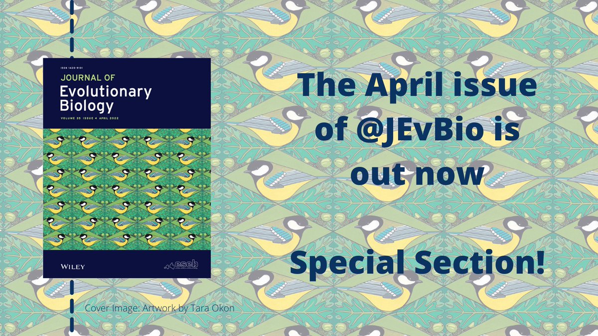 JEvBio's tweet photo. Our latest issue contains a Special Section guest edited by @DingemanseLab and @BA_Class
👉Assortative Mating for Quantitative Traits
👉https://t.co/HSpcDXVsl7 https://t.co/3COO1qkUwa