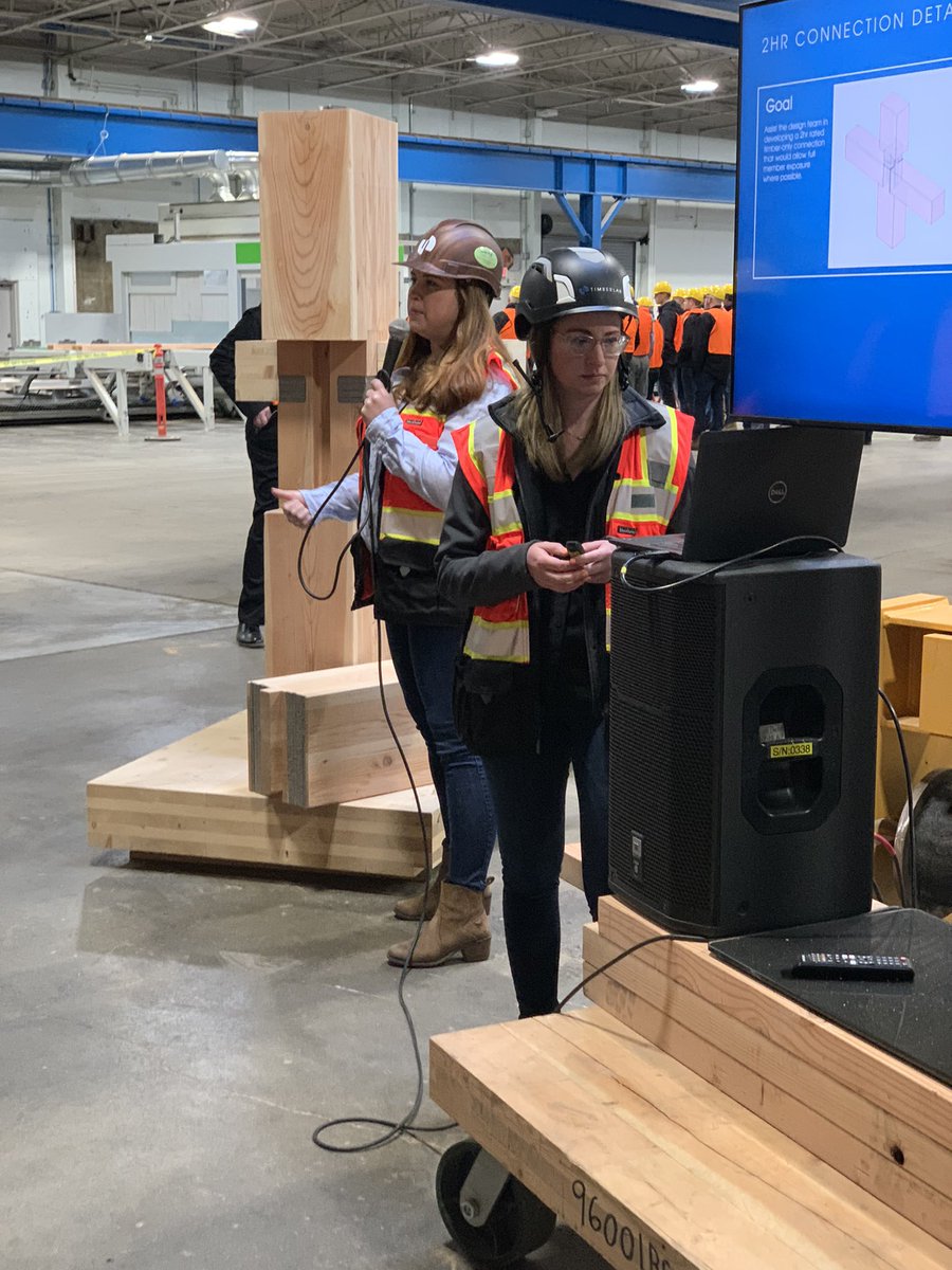 stcroixannie's tweet photo. Super smart and impressive #masstimber #glulam #designedfordisassembly @swinerton @MassTimberConf https://t.co/jPqLJAMXKS