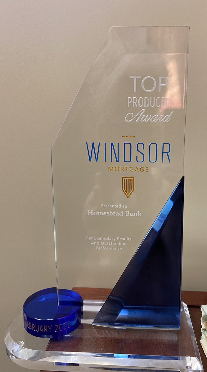 Homestead_Bank's tweet image. Anita, MLO in Cozad, was awarded for being a Top Producer for Windsor Mortgage. This is for exemplary results and outstanding performance.

Congratulations, Anita. Job well done!