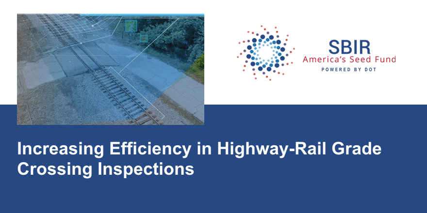 There are 200K+ highway-rail grade crossings in the U.S. <a href="/VisioStack/">VisioStack Inc.</a> developed the Aerial Crossing Inspection System (AXIS) to increase efficiency in crossing inspections and improve public safety with help from <a href="/USDOT/">U.S. Department of Transportation</a>’s <a href="/SBIRgov/">America's Seed Fund</a> program and <a href="/USDOTFRA/">The FRA</a>: bit.ly/3Dx8WW3