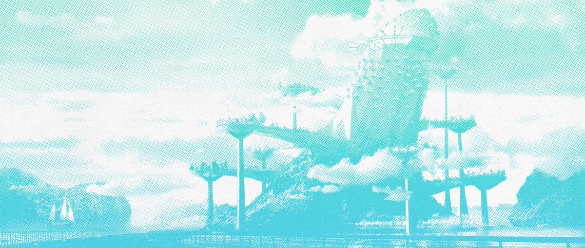 Nation3DAO's tweet photo. Solarpunk vibes ✨🌎 https://t.co/5sscfRL1Y4