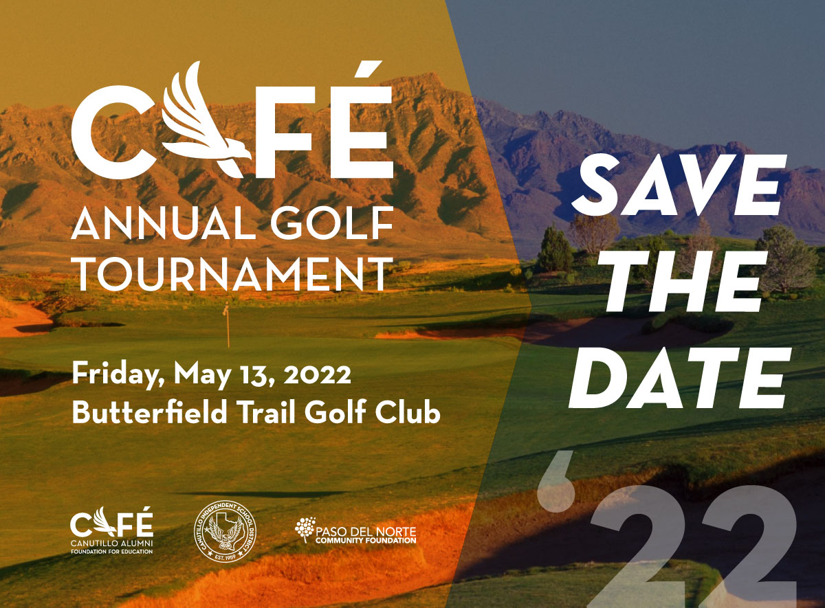 Don't miss your shot to support student scholarships!  

⛳️ Sign up today! Canutillo Alumni Foundation for Education - CAFÉ Annual Golf Tournament

➡️ Visit our website for more info: canutillo-isd.org/CAFE/CAFE_golf…